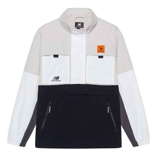 Ветровка New Balance Windbreaker Sweatshirt Бяло | NAA56143-BK, 0