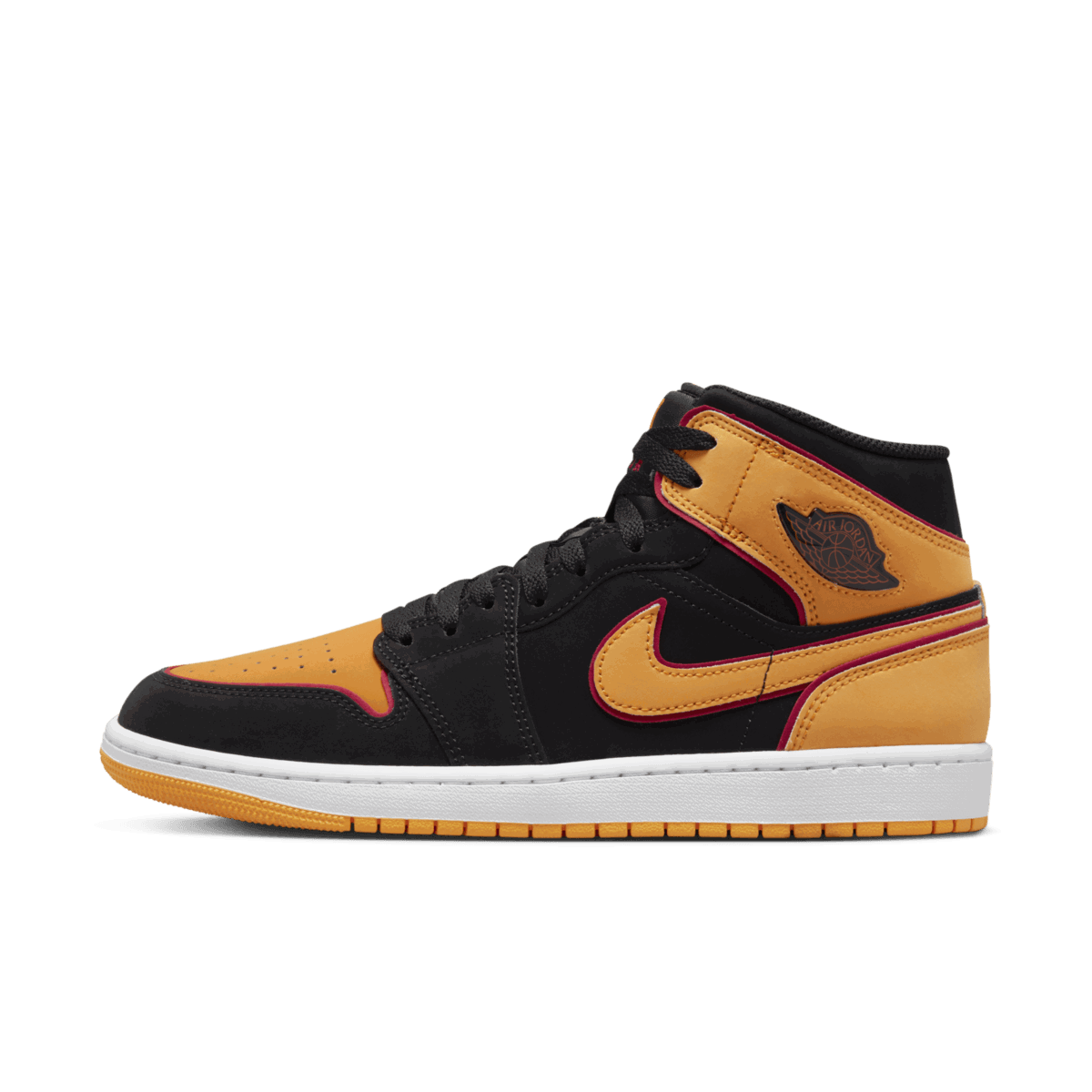 Кецове и обувки Jordan Air Jordan 1 Mid Fat Tongue "Black Orange" Оранжево
 | FJ4923-008, 0