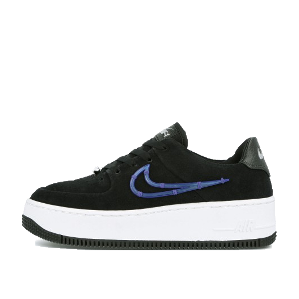 Кецове и обувки Nike Air Force 1 Sage Low LX "Black Deep Royal Blue" W Черно | CI3482 001, 1
