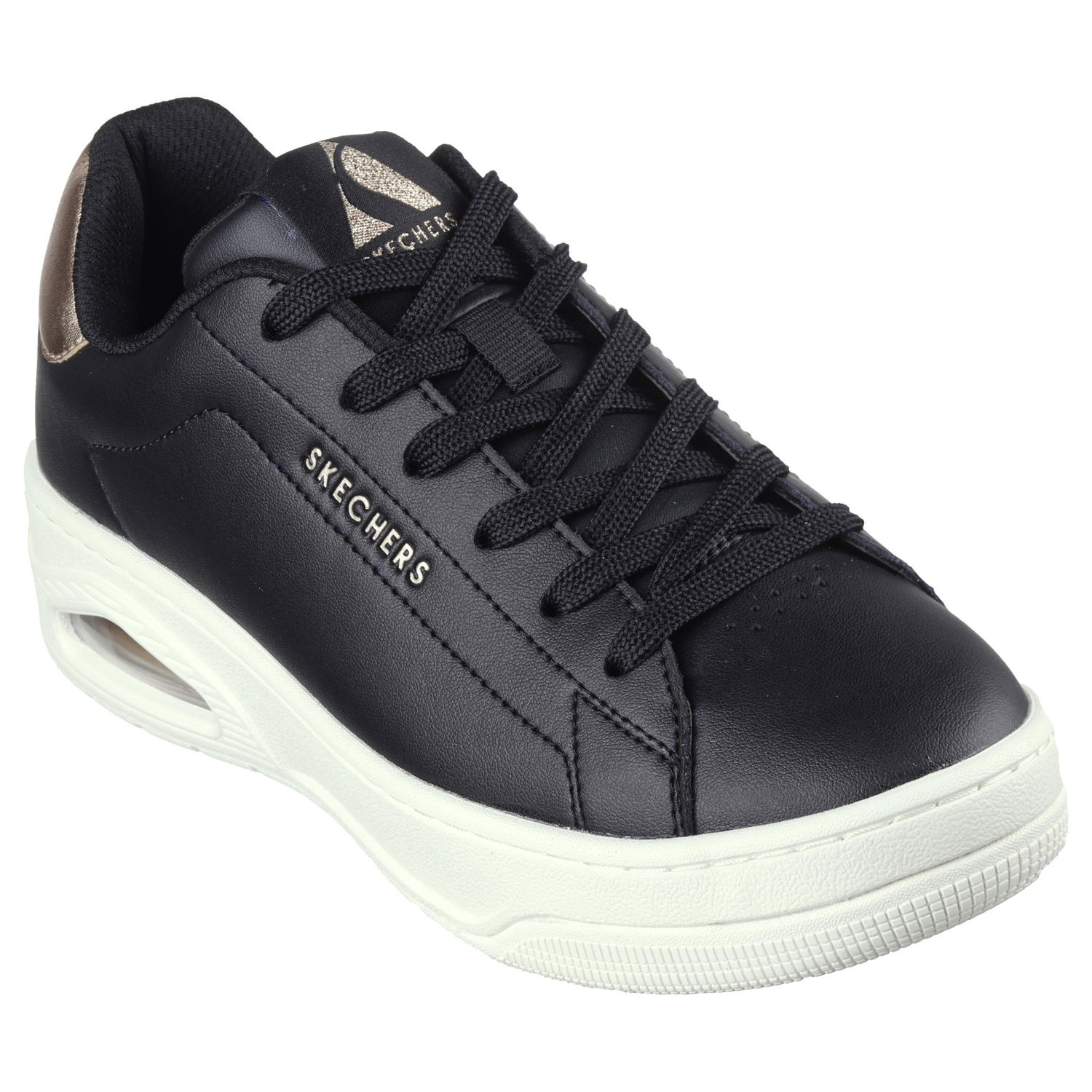 Кецове и обувки Skechers Uno Черно | 177700-BLK, 1