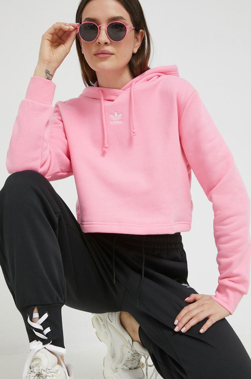 Суитчър adidas Originals Lace-Up Cuffed Joggers Розово | HK5064