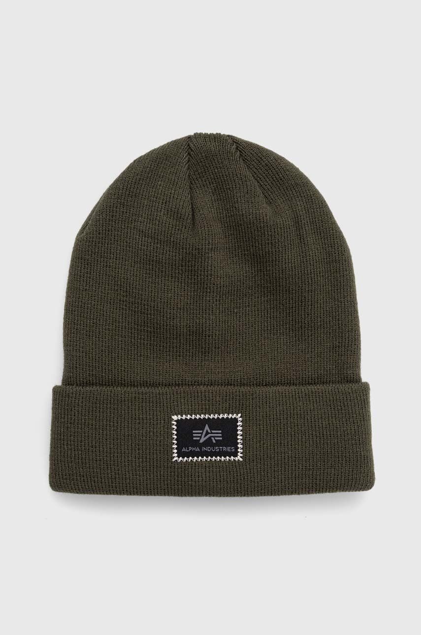 Шапка Alpha Industries Beanie Зелено | 168905.257, 0