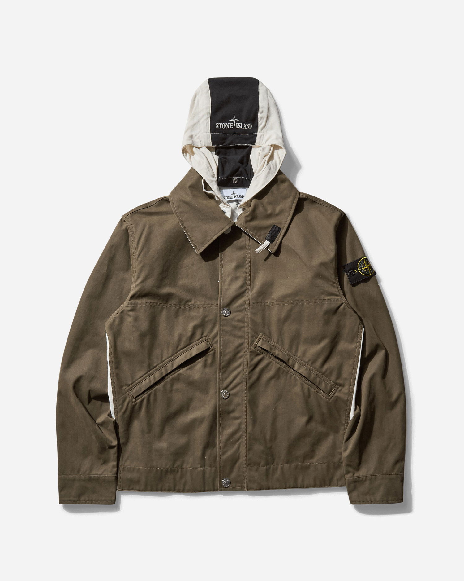 Яке Stone Island Hooded Resinata Jacket Зелено | K1S15-4100080-S0110 V0054, 1
