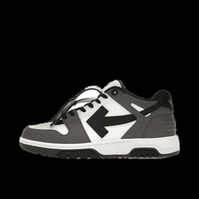 Кецове и обувки Off-White Out Of Office OOO Low Tops Dark Gray Black Сиво | OMIA189S24LEA0060710