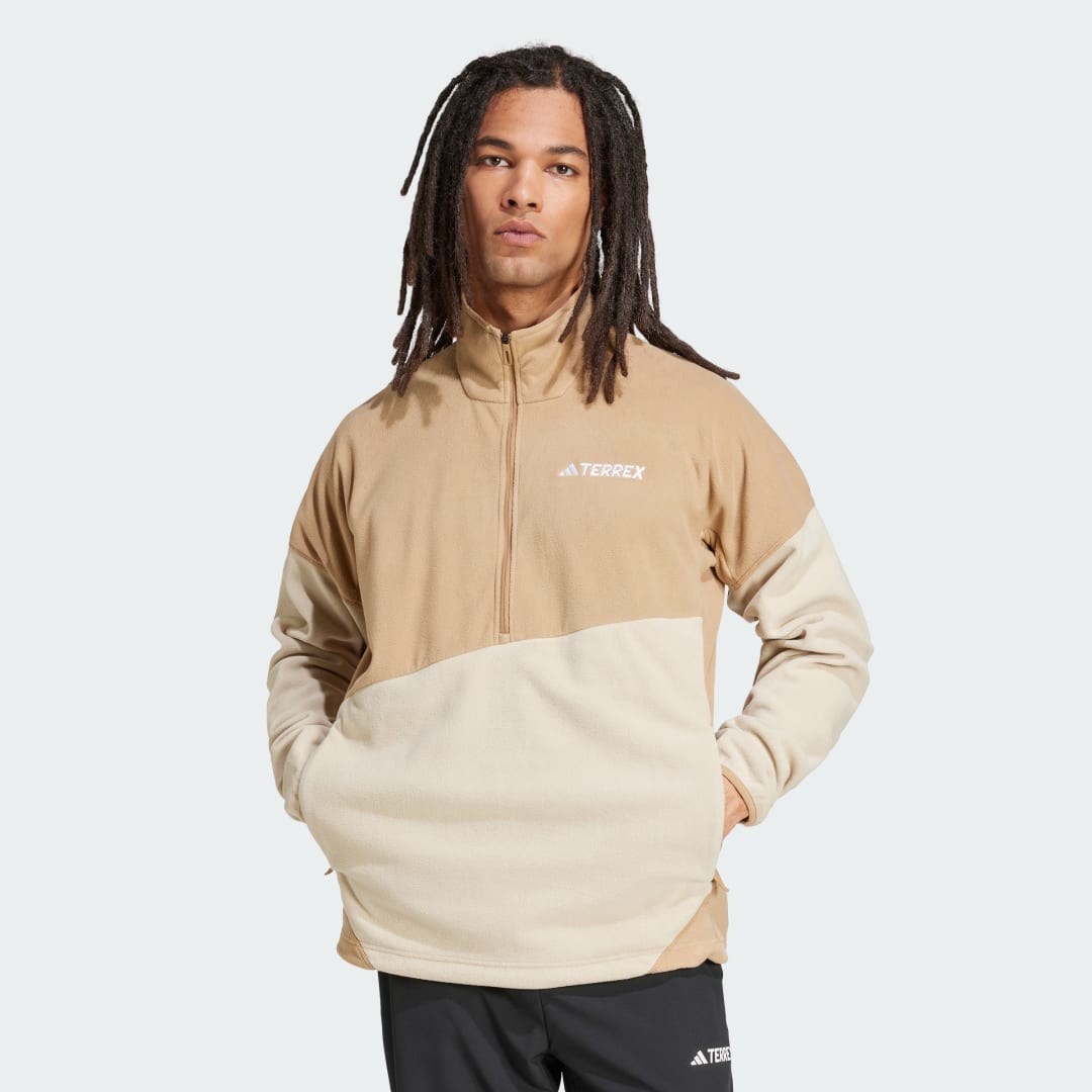 Пуловер adidas Performance Terrex Multi Climawarm Fleece Jacket Бежово | JC9608, 0