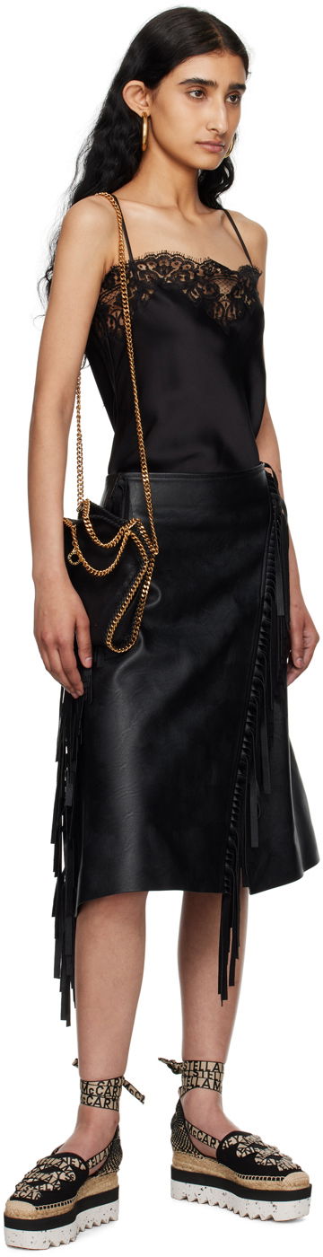 Дамска чанта Stella McCartney Falabella Tiny Chain Shoulder Bag Черно | 391698W9355, 3