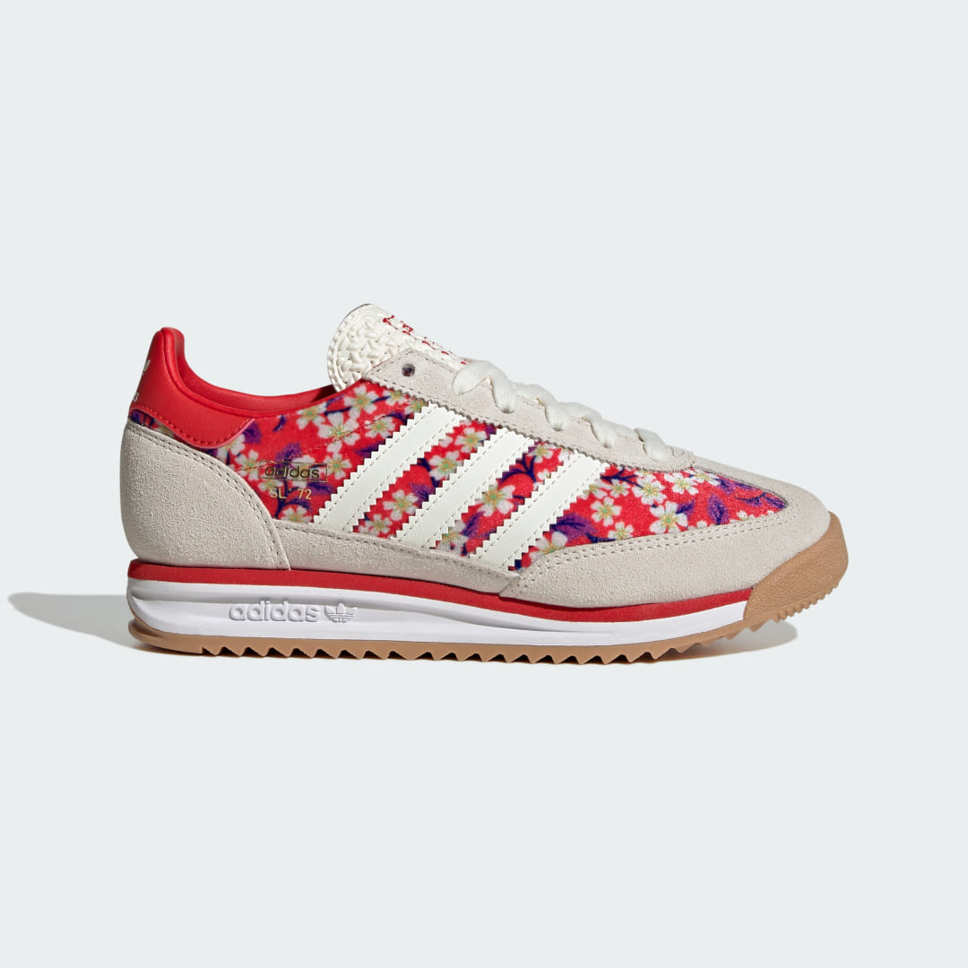 Кецове и обувки adidas Originals SL 72 RS x Liberty London Червено | JQ8382, 0