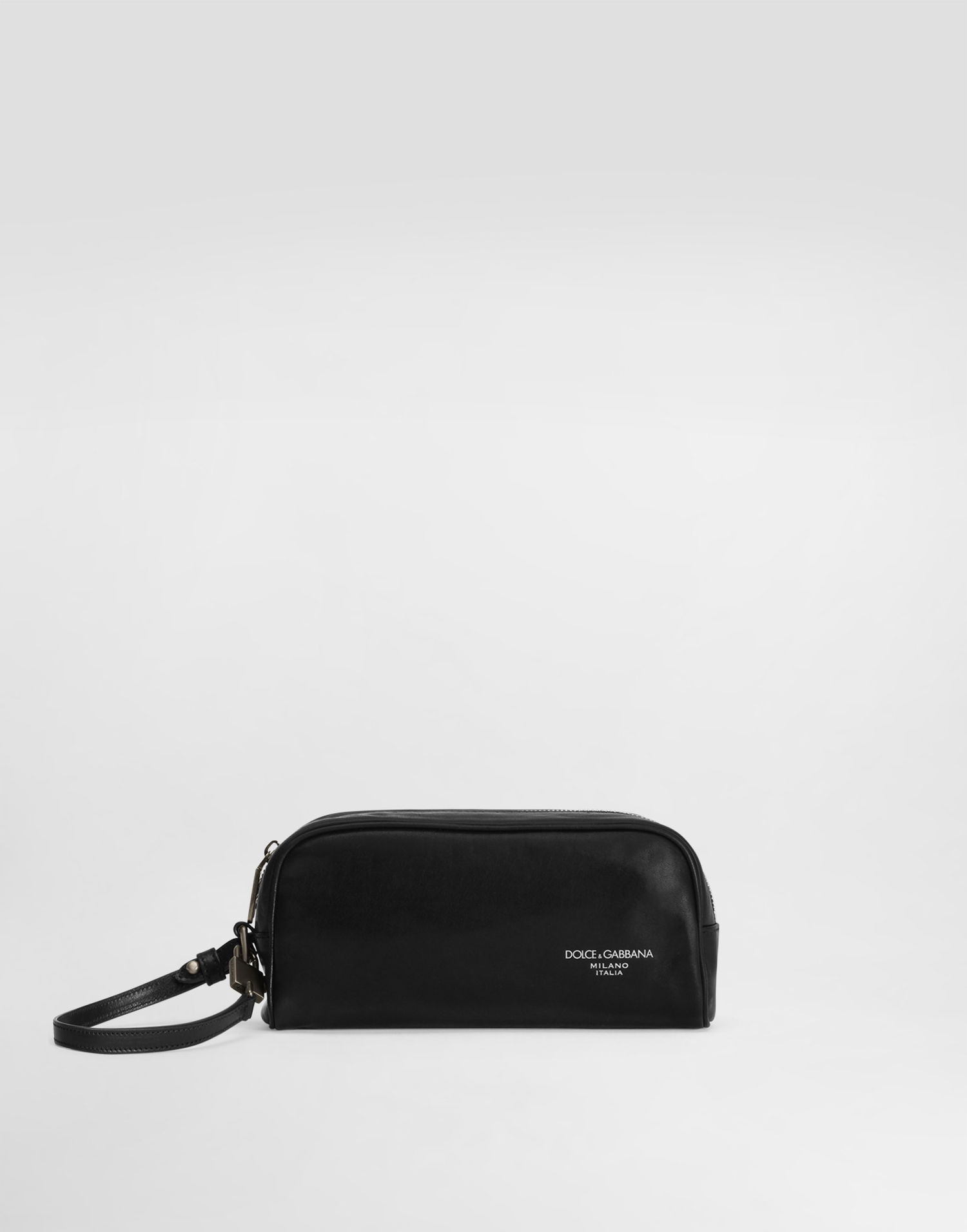 Чанта за пътуване Dolce & Gabbana Tempesta Calfskin Toiletry Bag Черно | BP3456AU99480999, 0