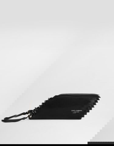 Чанта за пътуване Dolce & Gabbana Tempesta Calfskin Toiletry Bag Черно | BP3456AU99480999, 0