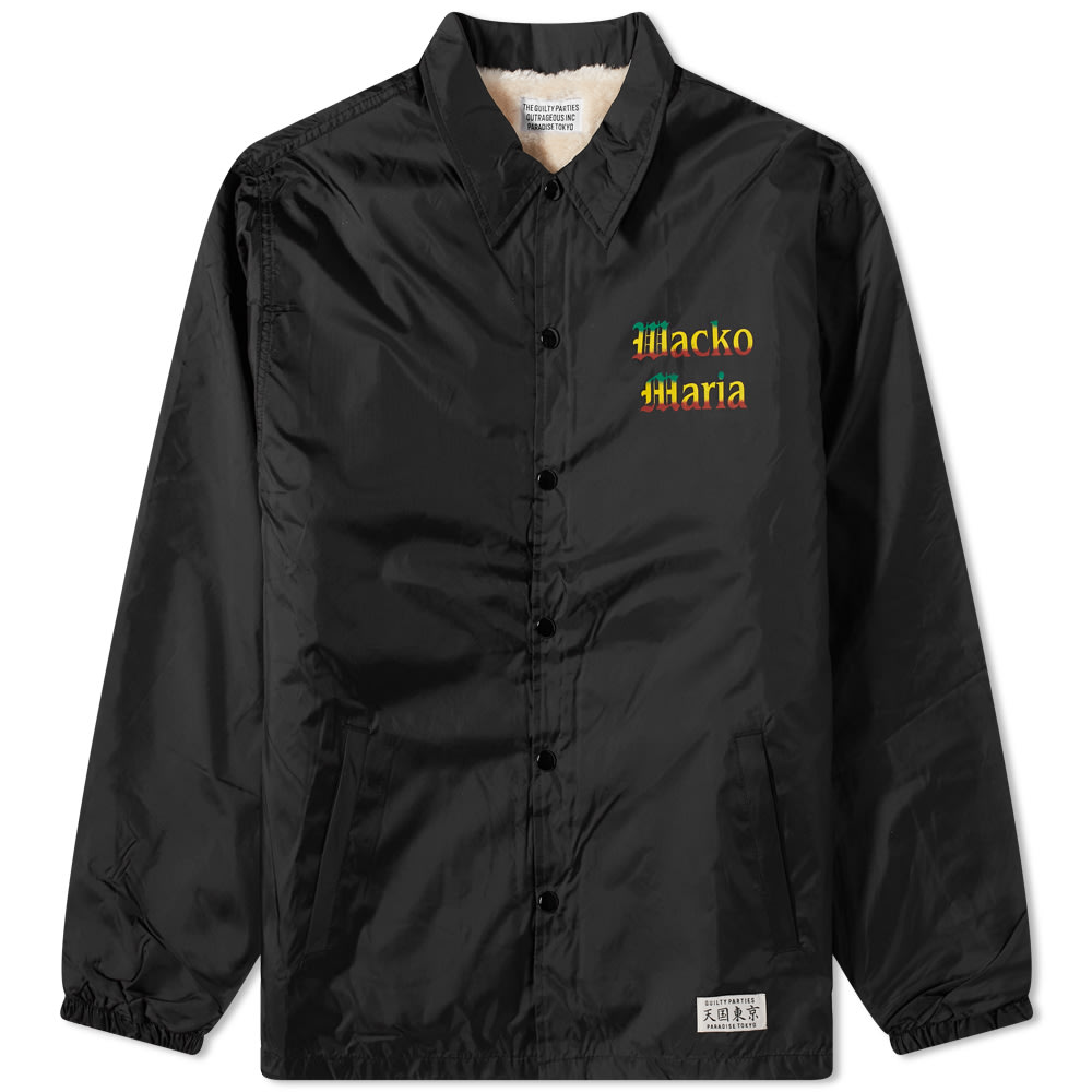 Яке WACKO MARIA Maria Boa Coach Jacket Черно | 22FWE-WMO-BL03-BLK, 0