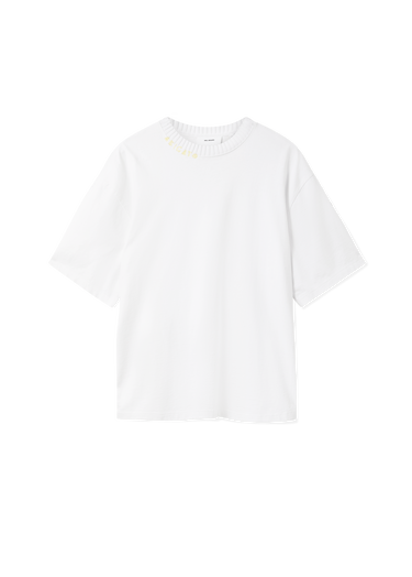 Тениска AXEL ARIGATO Apex Ribbed T-Shirt Бяло | A3319002, 1