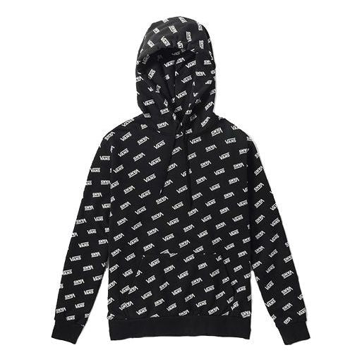 Суитчър Vans Logo Alphabet Print Fleece Hoodie Черно | VN0A3QRXRS1, 0