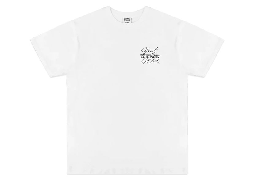Тениска BILLIONAIRE BOYS CLUB Parfum Tee Бяло | 8317204WHT