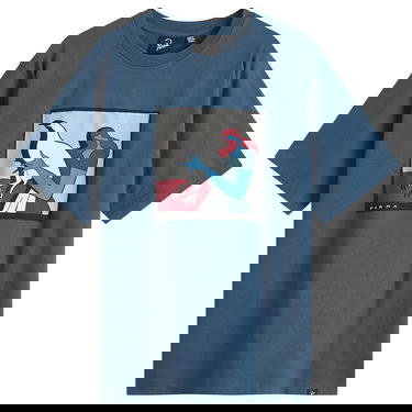 Тениска By Parra Parra Look At It T-Shirt Синьо | 53300-BLU, 0