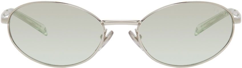 Слънчеви очила Prada Logo Round Sunglasses Металик | 0PR A59S 8056262147801, 0