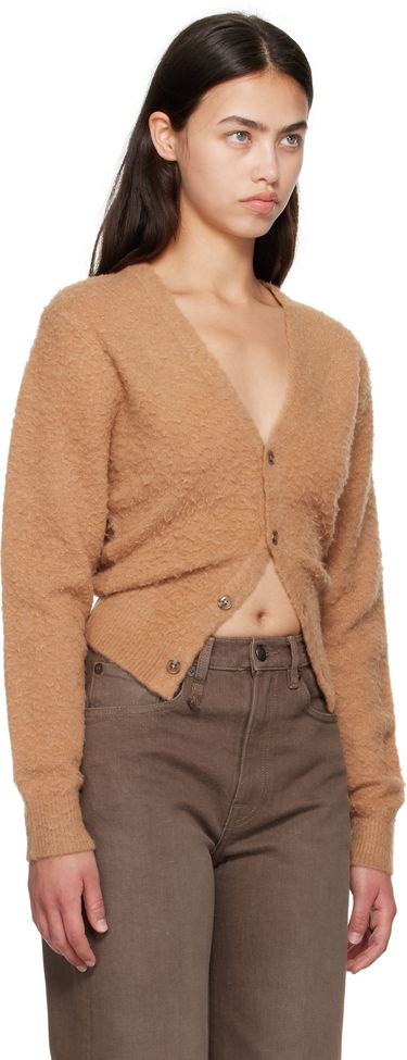 Пуловер R13 R13 Split Hem Cardigan Кафяво | R13WY291-Y213A, 1