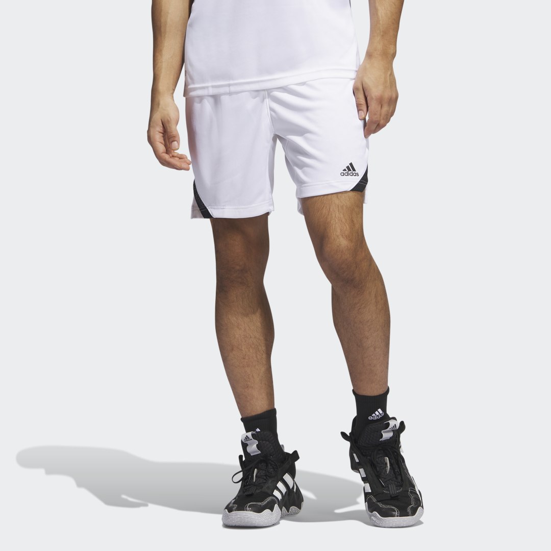 Къси панталони adidas Originals Icon Squad Shorts Бяло | HI5843, 1