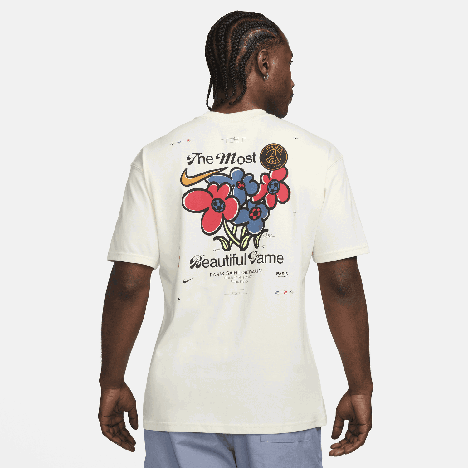 Тениска Nike Paris Saint-Germain Max90 Бяло | FJ1849-113, 1