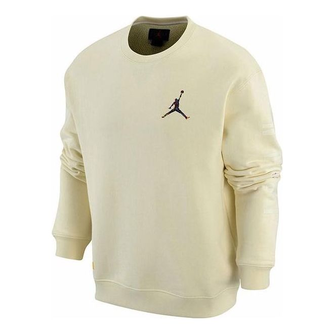 Пуловер Jordan Logo Sweatshirt Бежово | FB7658-113, 0
