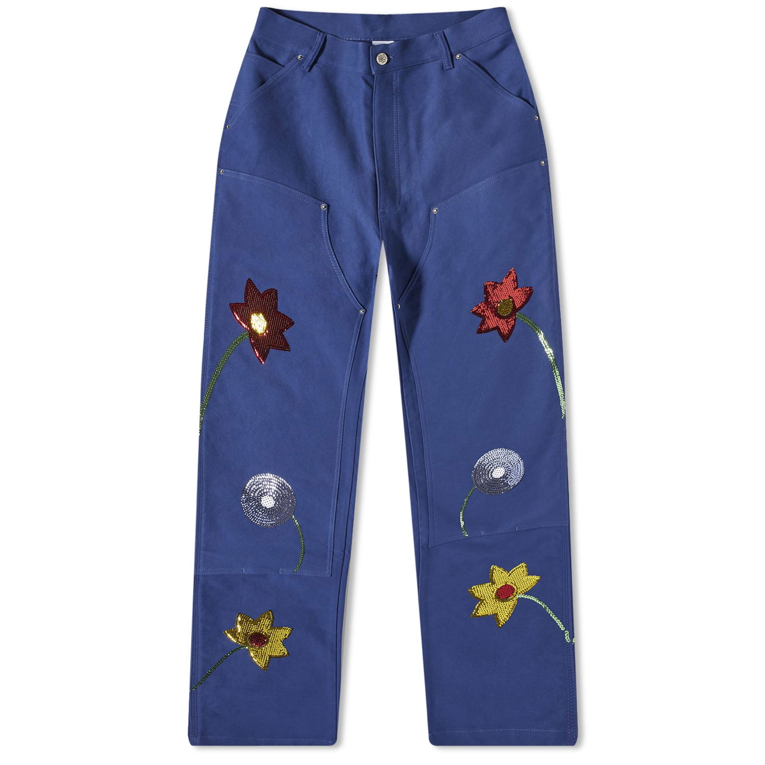 Дънки Sky High Farm Embroidered Jeans Тъмно синьо | SHF03P001-BL, 0