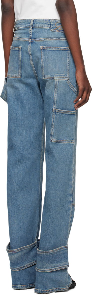 Дънки Blumarine Boyfit Cargo Jeans Синьо | A422J163A, 2