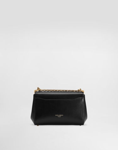 Дамска чанта Dolce & Gabbana Dolce & Gabbana Marlene City Mini Bag with Gold-Tone Hardware Черно | BB7766AG6808S574, 3