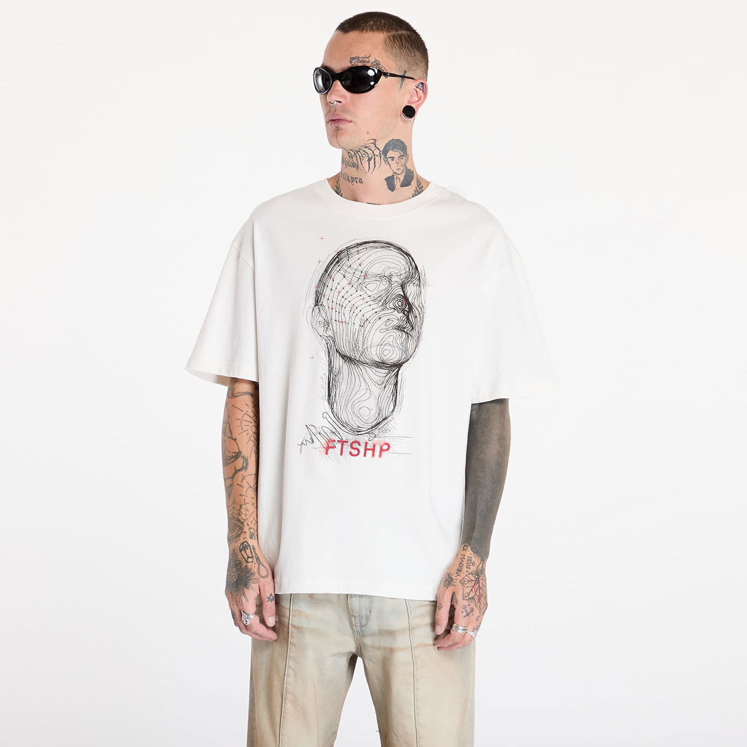 Тениска Footshop FTSHP Headless T-Shirt UNISEX White XS Бяло | FTSHP_422, 0