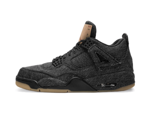 Кецове и обувки Jordan Levi's x Air Jordan 4 Retro ''Black Denim'' Черно | AO2571-001