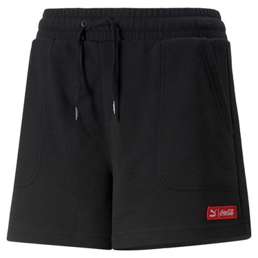 Къси панталони Puma COCA COLA x High Waist Shorts Черно | 536167-01, 0