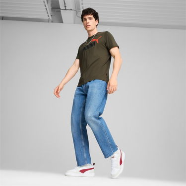 Тениска Puma Men's Logo Graphic T-Shirt Зелено | 586759-76, 4