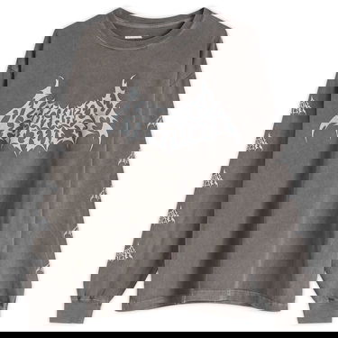 Тениска Neighborhood Neighborhood LS-4 Graphic Long Sleeve T-Shirt, Size Large Сиво | 251PCNH-LT04-BLK, 1
