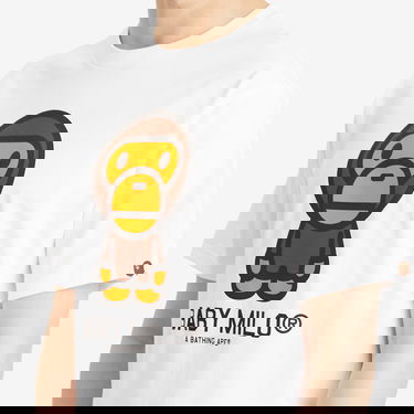 Тениска BAPE Bathing Ape Baby Milo Graphic Tee Бяло | 002TEL301001M-WHT, 5