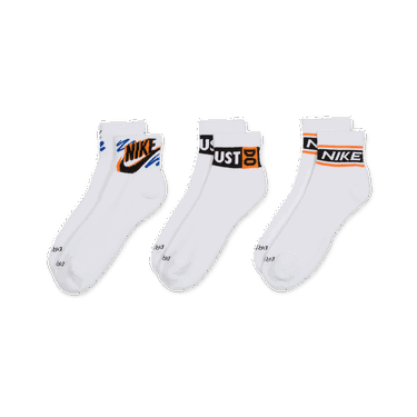 Чорапи Nike Everyday Plus Ankle Socks (3 Pairs) Бяло | HJ9378-901, 3