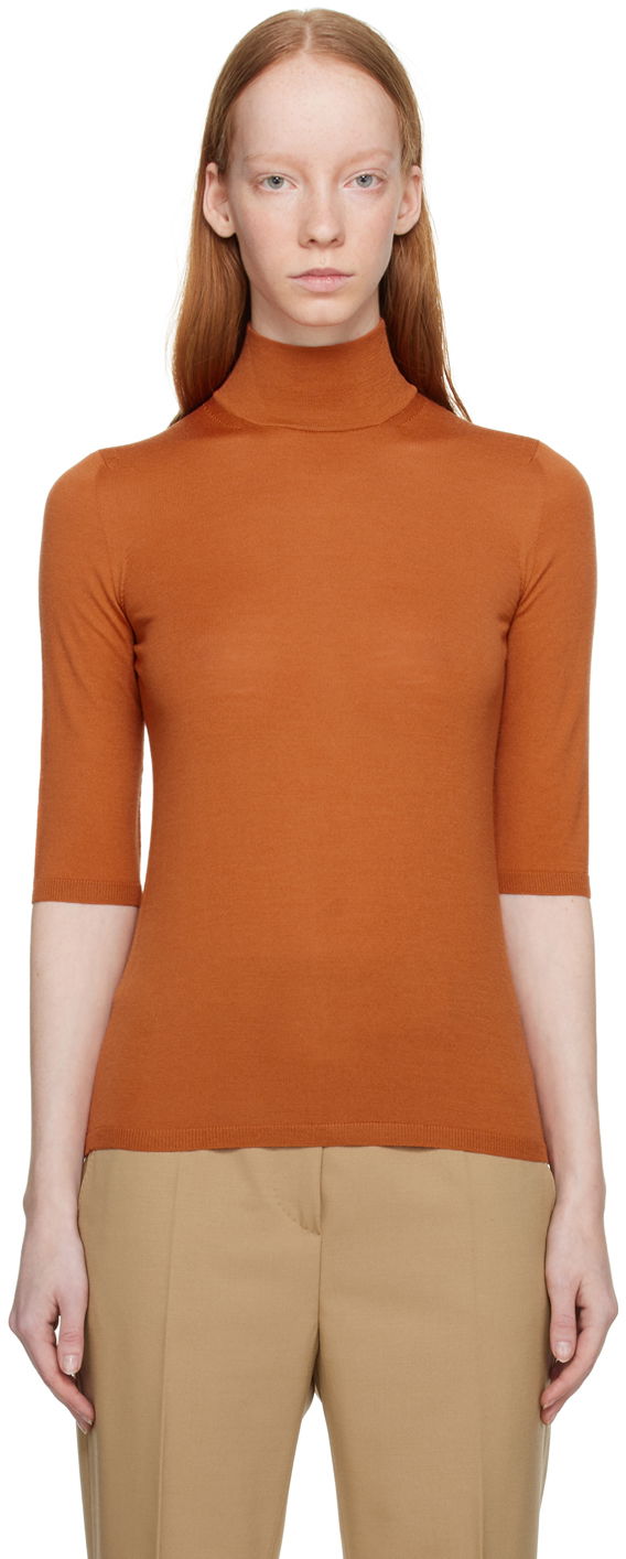 Пуловер Max Mara Max Mara Turtleneck Top Оранжево
 | 2313610431600 13610431, 0