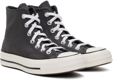 Кецове и обувки Converse Chuck 70 Heritage Leather High Top Черно | A09479C, 3
