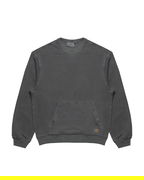 Torion Washed Crewneck Sweatshirt with Kangaroo Pocket
