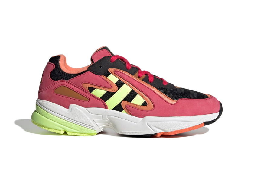 Кецове и обувки adidas Originals Yung-96 Chasm Pink Hi-Res Yellow Червено | EE7229, 0