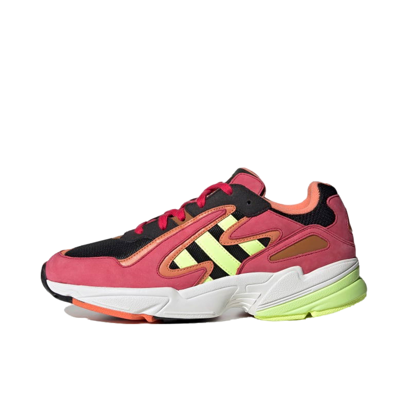 Кецове и обувки adidas Originals Yung-96 Chasm Pink Hi-Res Yellow Червено | EE7229