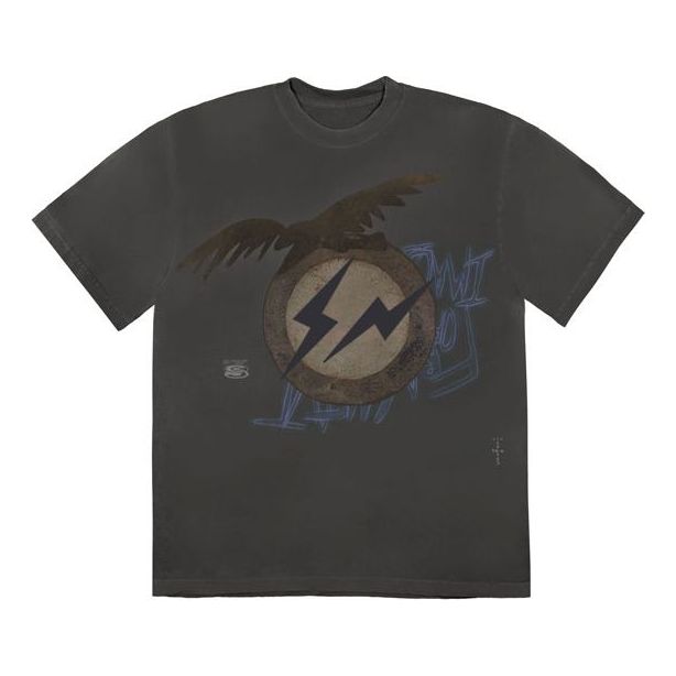 Тениска Cactus Jack by Travis Scott Travis Scott Cactus Jack x Fragment Design Create Graphic T-Shirt Сиво | CJFN-SS30, 0