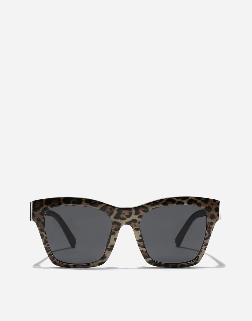 Слънчеви очила Dolce & Gabbana New Arrivals Crossed Leopard Print Acetate Sunglasses Многоцветен | VG4512VP3879V000