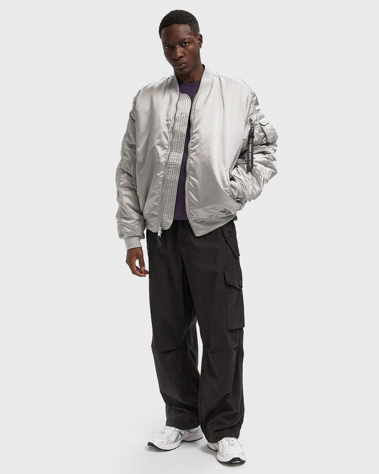 Яке бомбър Alpha Industries MA-1 Bomber Jacket Сиво | 146115UV-666, 1