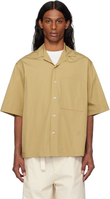 Риза Jil Sander Jil Sander Cotton Poplin Shirt Бежово | J47DL0166_J45292, 0