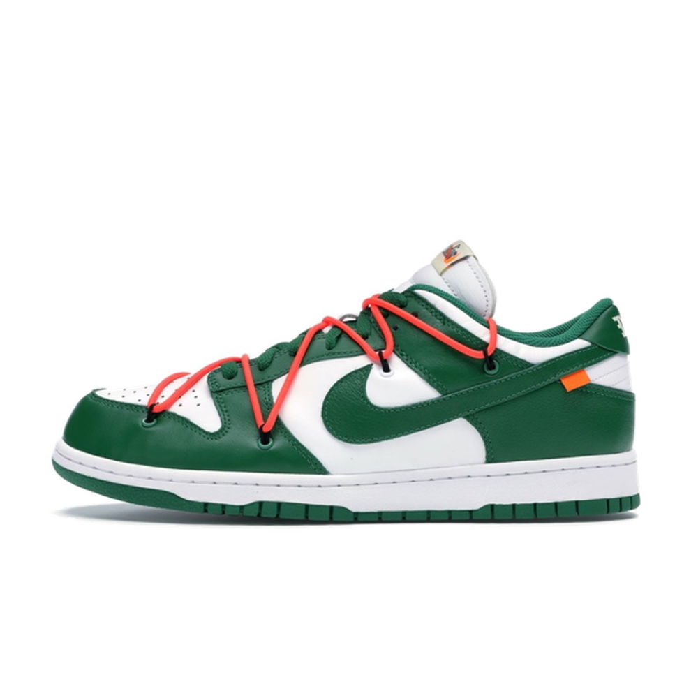 Кецове и обувки Nike Off-White x Dunk Low "Pine Green" Зелено | CT0856 100, 0