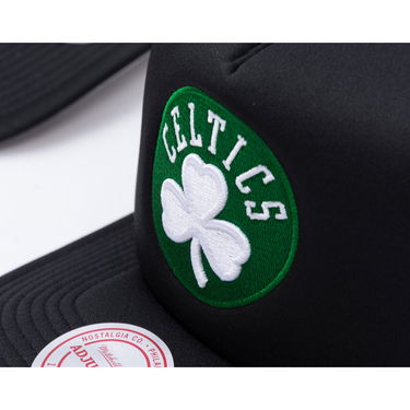 Шапка с козирка Mitchell & Ness Mitchell & Ness Hidden Trucker Hat Boston Celtics Черно | HT11408-BCEBLCK, 5