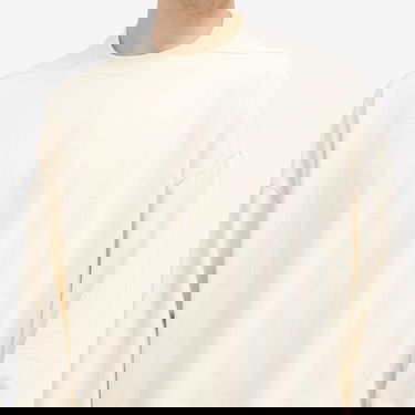 Пуловер Rick Owens Rick Owens Tommy Long Sleeve Heavy Jersey T-Shirt Бежово | RU01E5276-BA-21, 5