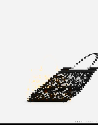 Дамска чанта Dolce & Gabbana Dolce & Gabbana Sicily Medium Handbag Черно | BB6003AV8878S574, 0
