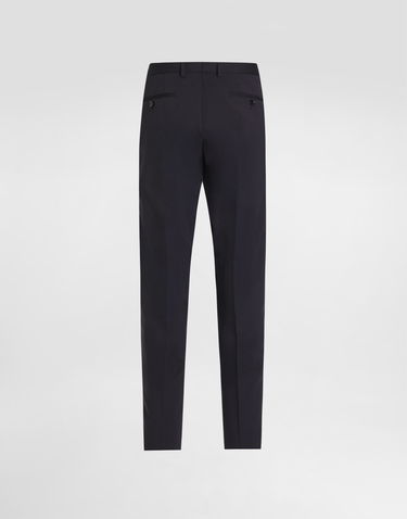 Панталони Dolce & Gabbana Dolce & Gabbana Wool Canvas Trousers Черно | GY6UETFUBFTB0665, 1