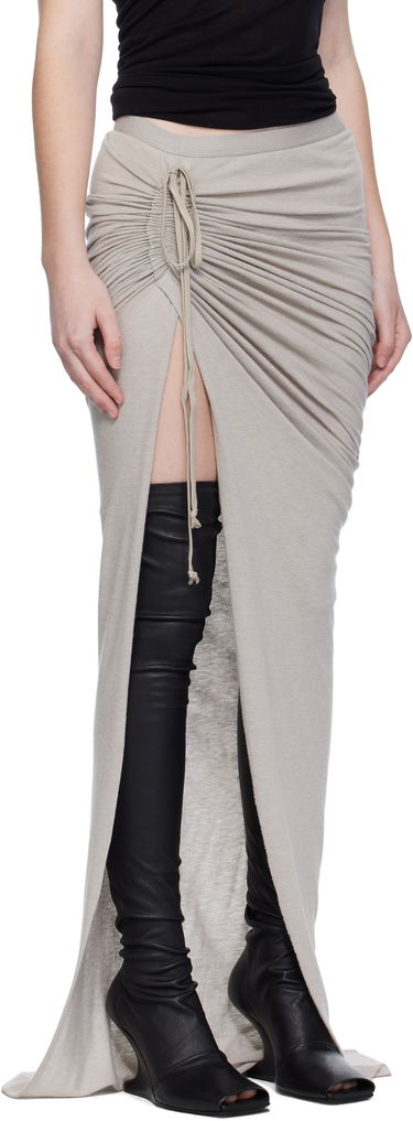 Пола Rick Owens Rick Owens Concordians Edfu Maxi Skirt Черно | RP02E4359 JR, 4