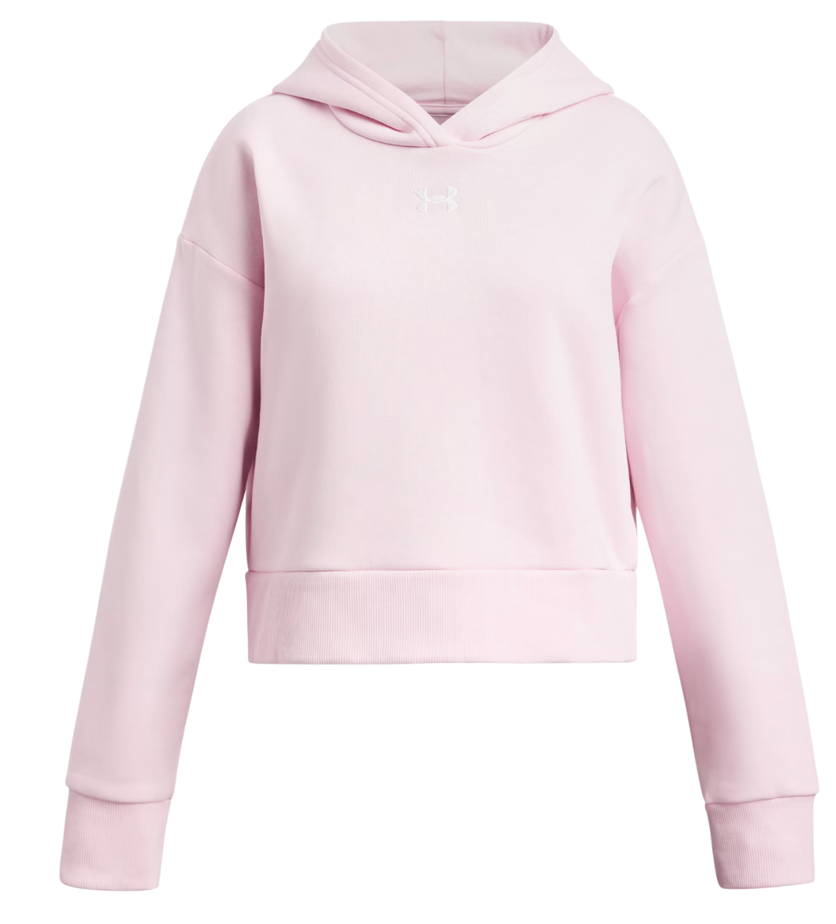 Суитчър Under Armour Rival Fleece Cropped Hoodie Розово | 1379517-647, 0