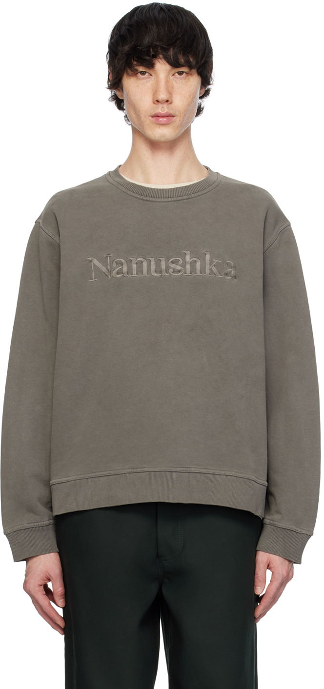 Суитчър Nanushka Mart Sweatshirt Сиво | NU23PFSW00795